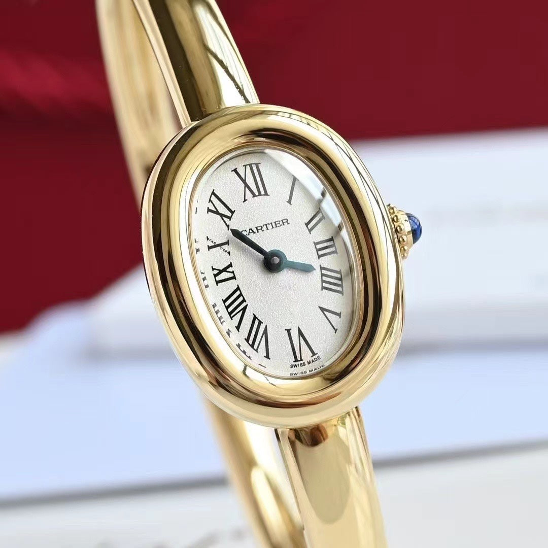 Baignoire 2024 24.6mm White Dial