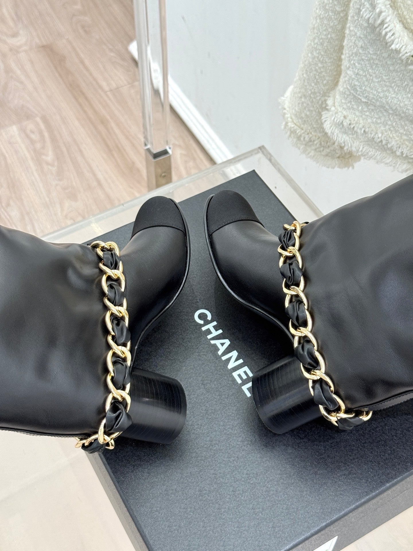 CC 26K Trousers Boot Black Leather 904745