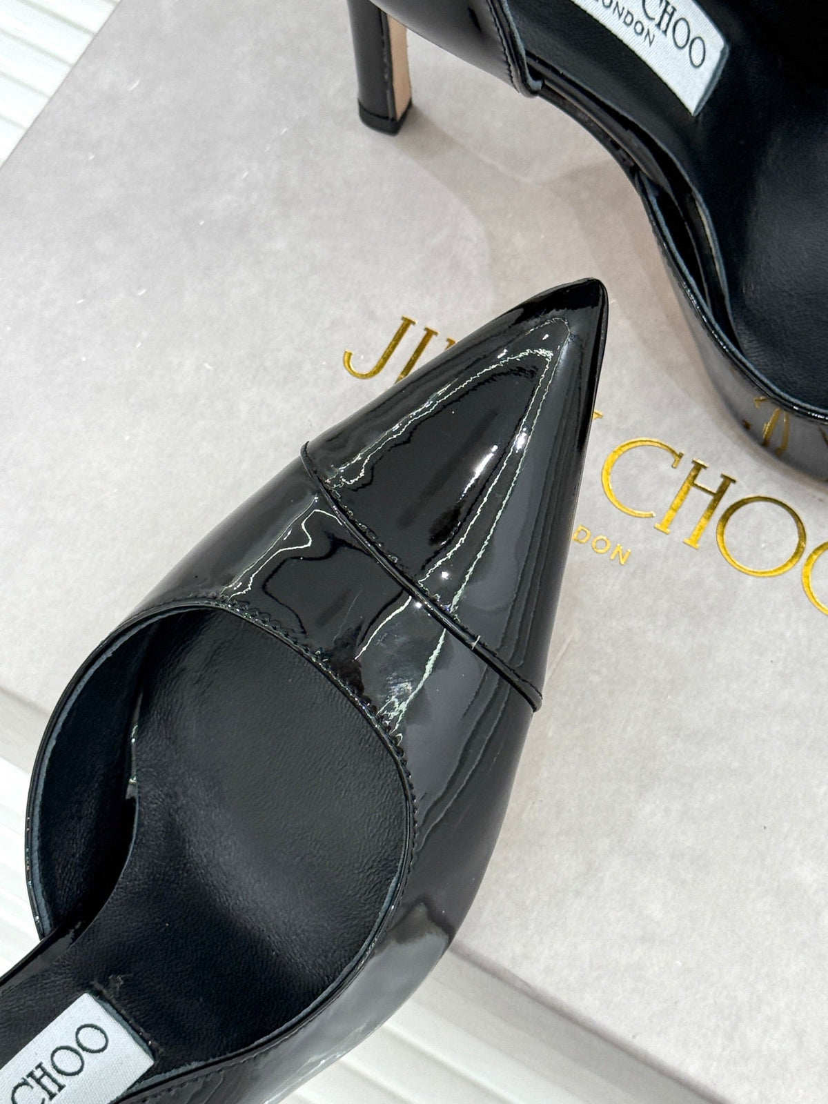JC 26s Brigitte Pumps 12cm Patent Leather 174526