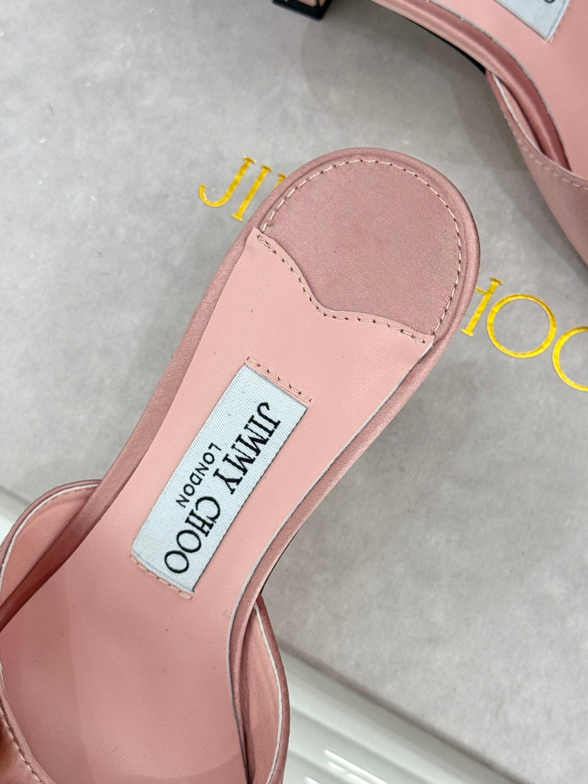 JC 26s Zea Flower Mules 7cm Satin 174546