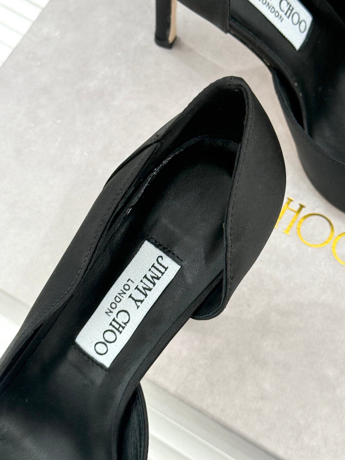 JC 26s Brigitte Pumps 12cm Satin 174555