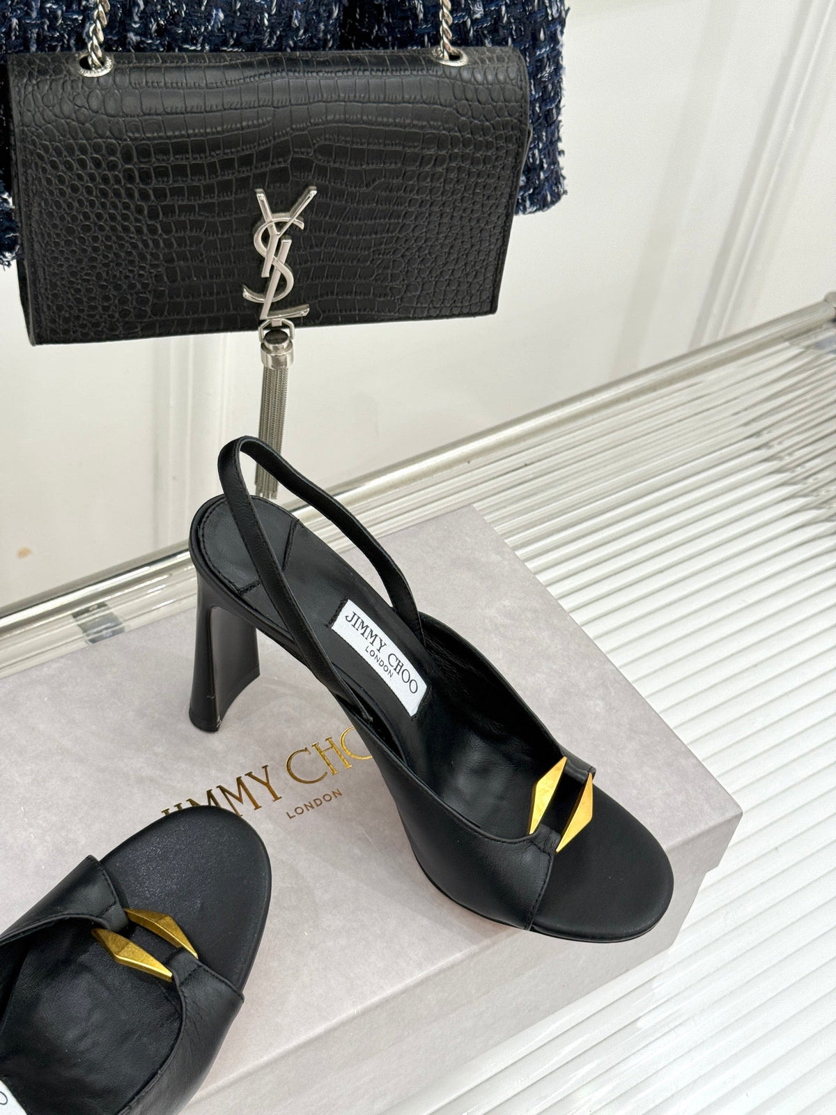 JC 26s Lev Slingback Sandals 9.5cm Leather 174583