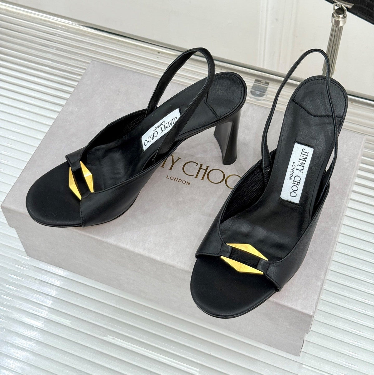 JC 26s Lev Slingback Sandals 9.5cm Leather 174583