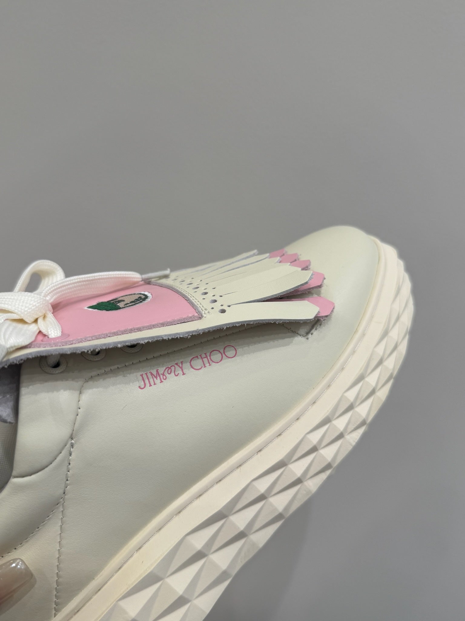 Jimmy Malbon 2.0 Diamond Sneaker Pink White Cowhide 420146