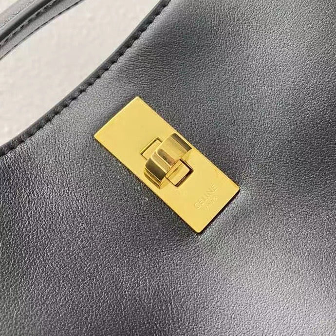 Celine Teen Bucket 16 Bag Black Calfskin