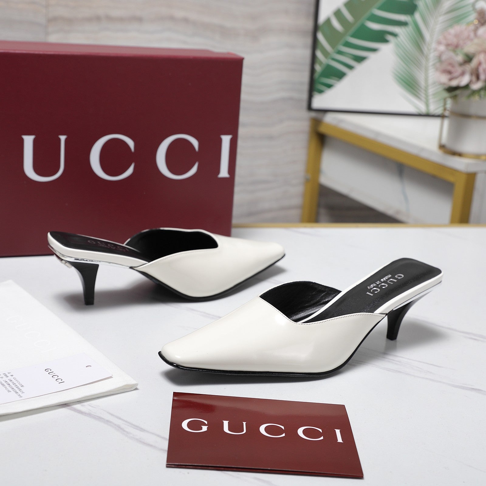 GG Cruise 2026 Mule 60mm White Sheepskin 601084