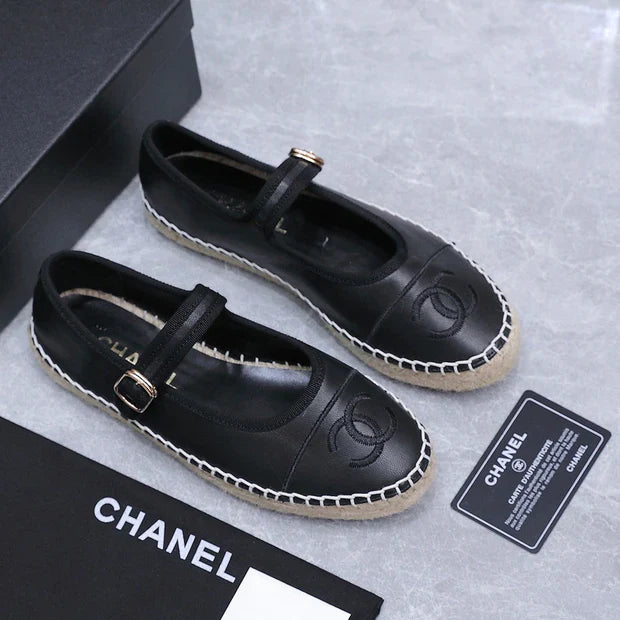 Chanel 2026 Mary Jane Shoes Black Sheepskin 758387