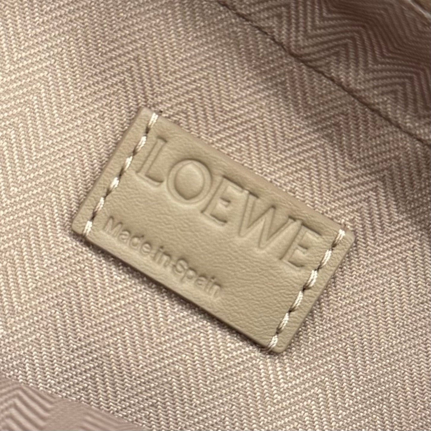 Loewe Mini Crossbody Camera Bag Light Taupe Calfskin