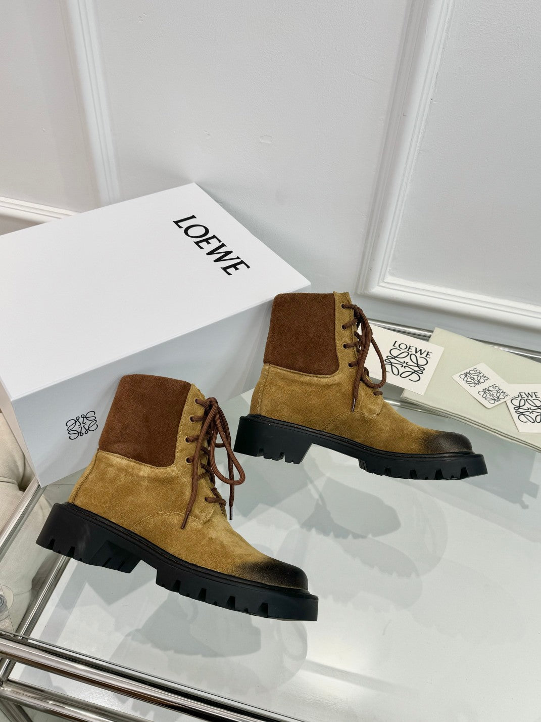 Loewe Sierra Boot Tobacco / Chocolate  Suede 984778