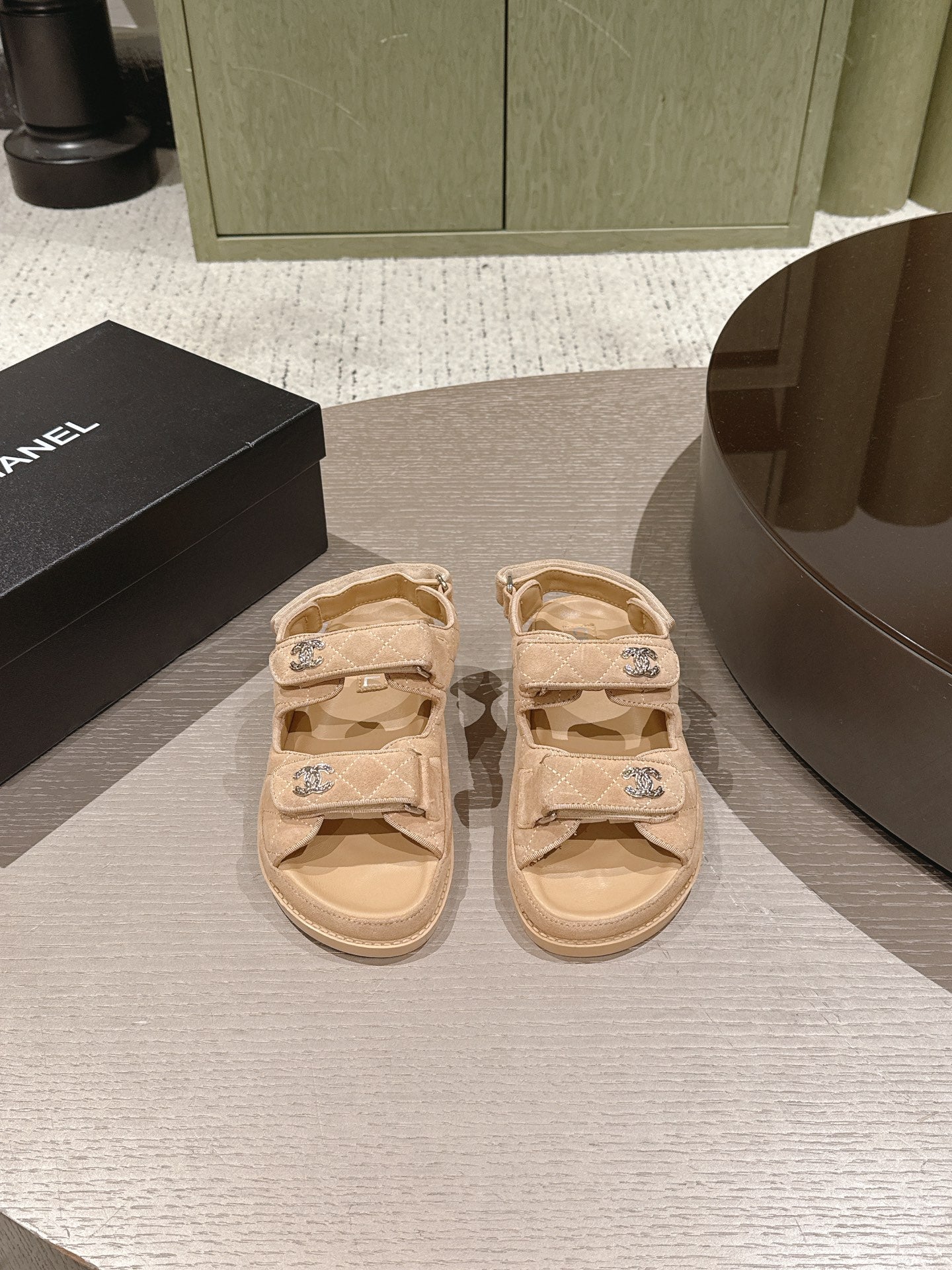 CC 26s Dad Sandal Light Brown Suede 762929