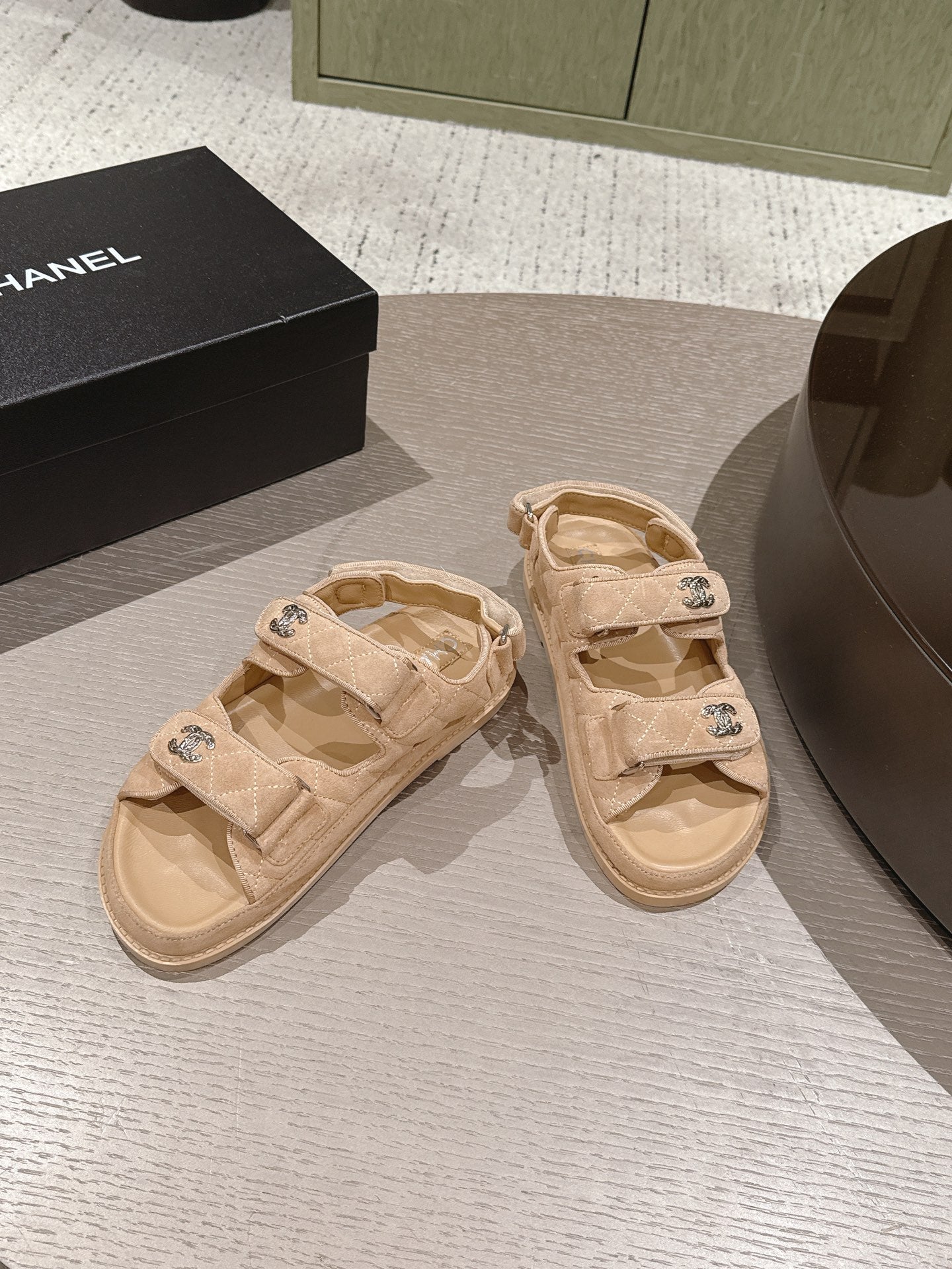 CC 26s Dad Sandal Light Brown Suede 762929