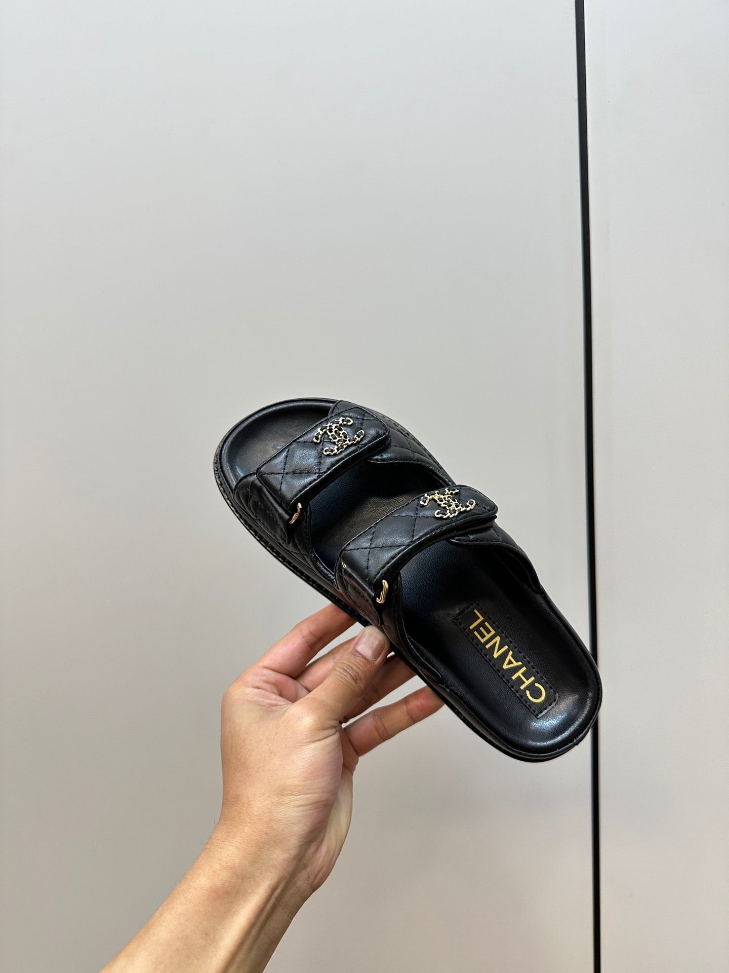 CC 26s Dad Sandal Black Sheepskin 965032