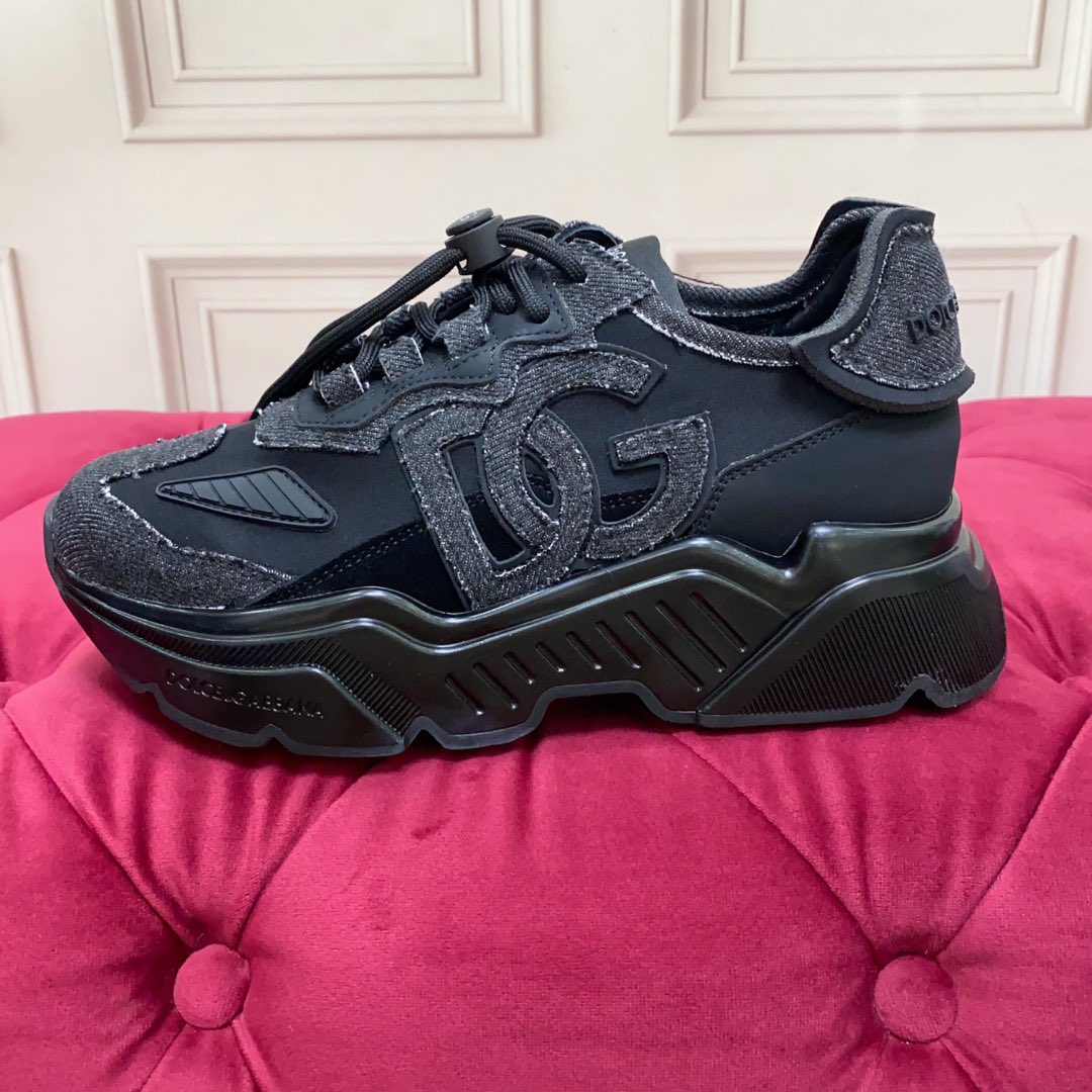 DC 24 Daymaster Sneakers Black Cowhide & Demin 167334