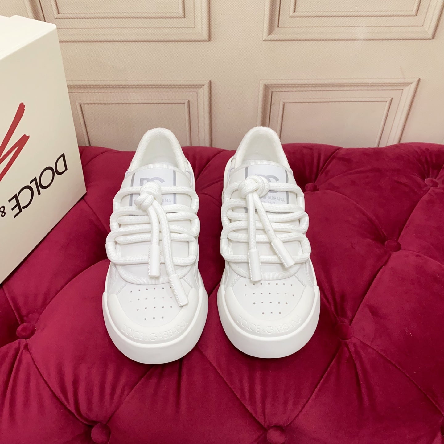 DC 25 Casual Sports Shoes White Cowhide & Mesh 232262