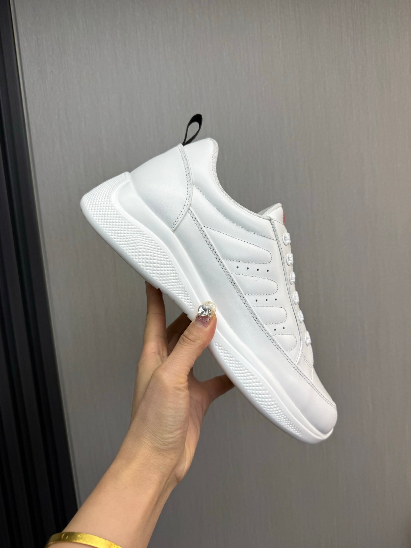 Prada America’s Cup Sneakers White Leather 102326
