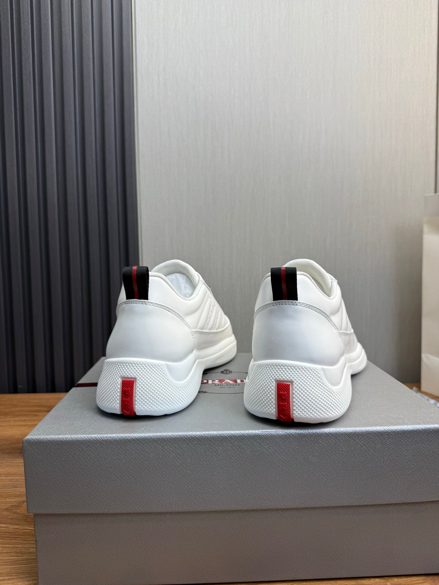 Prada America’s Cup Sneakers White Leather 102326
