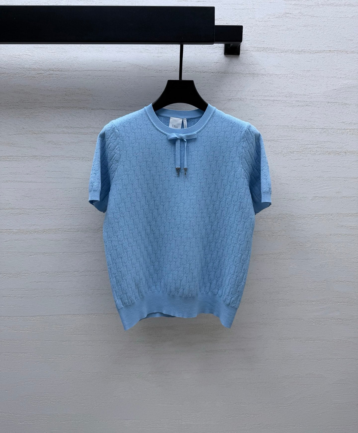 CD 26s Short-Sleeved Top Blue Viscose Fabric Polyester 398076