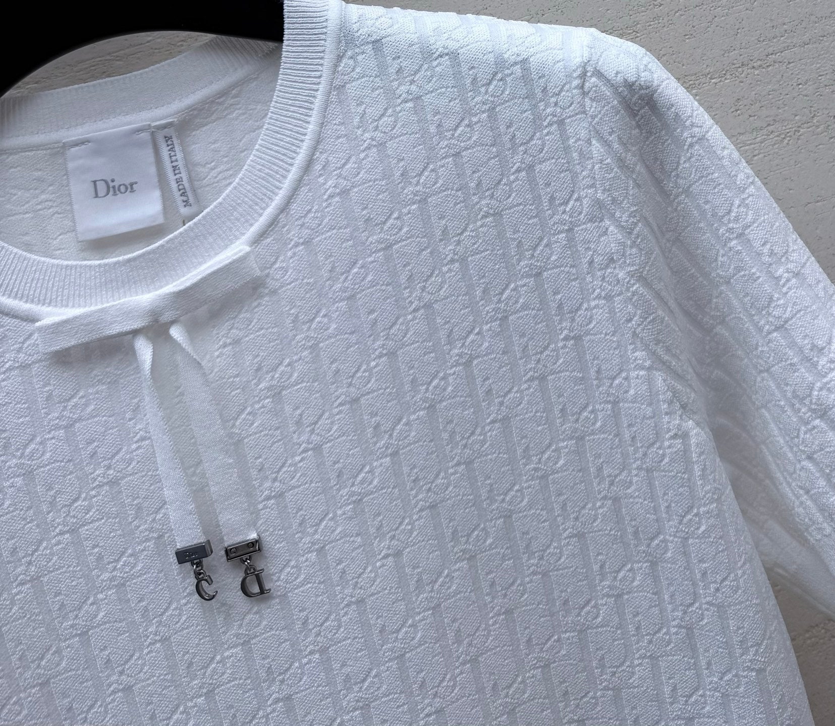 CD 26s Short-Sleeved Top White Viscose Fabric Polyester 398077