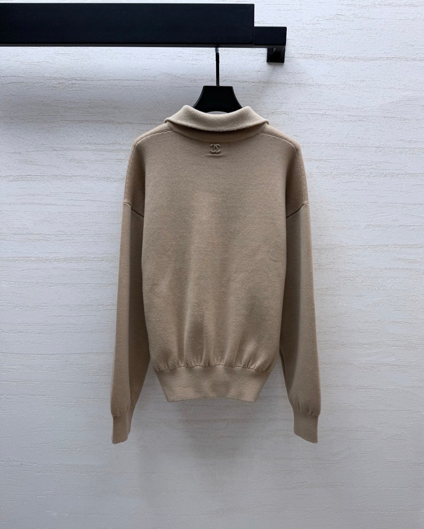 CC 26A Knitted Cardigan Dark Khaki Wool 423678