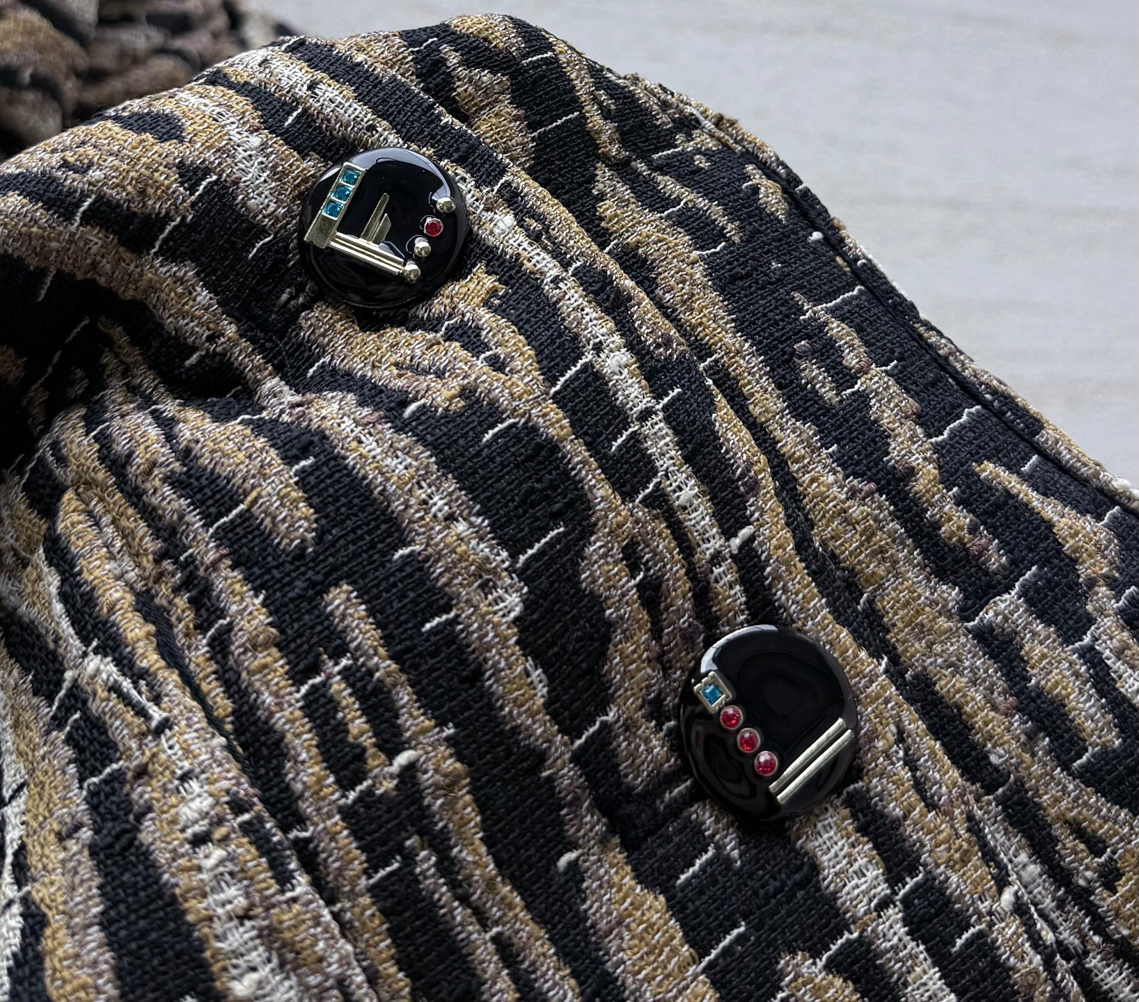 CC 26s Jacket Tiger-Print Tweed 423702