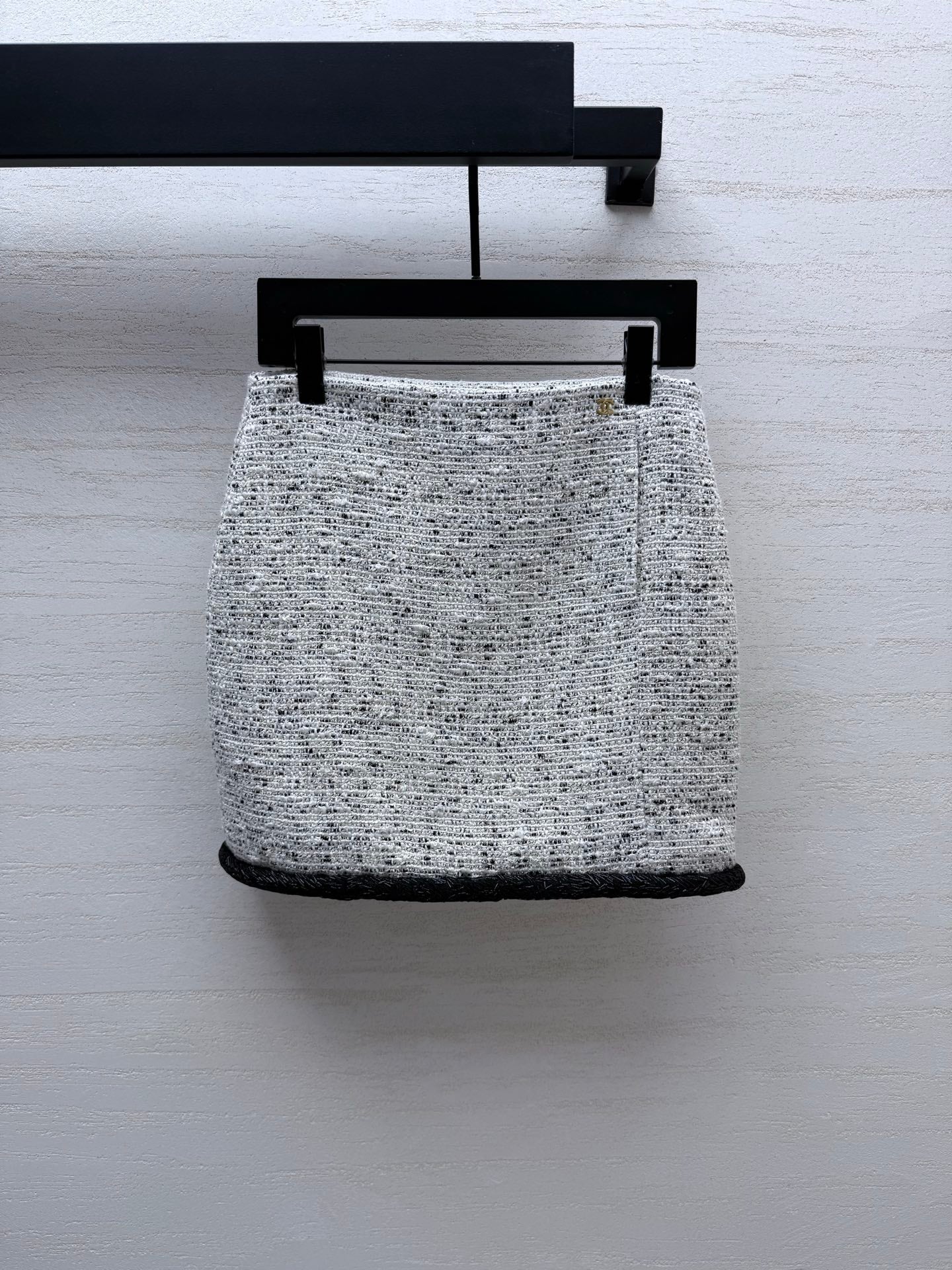 CC 26s A-Line Mini Skirt White Tweed 423740