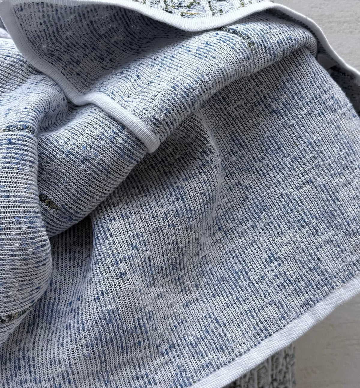 Dior 26s Knit Cardigan Grey Cotton Mix 432891