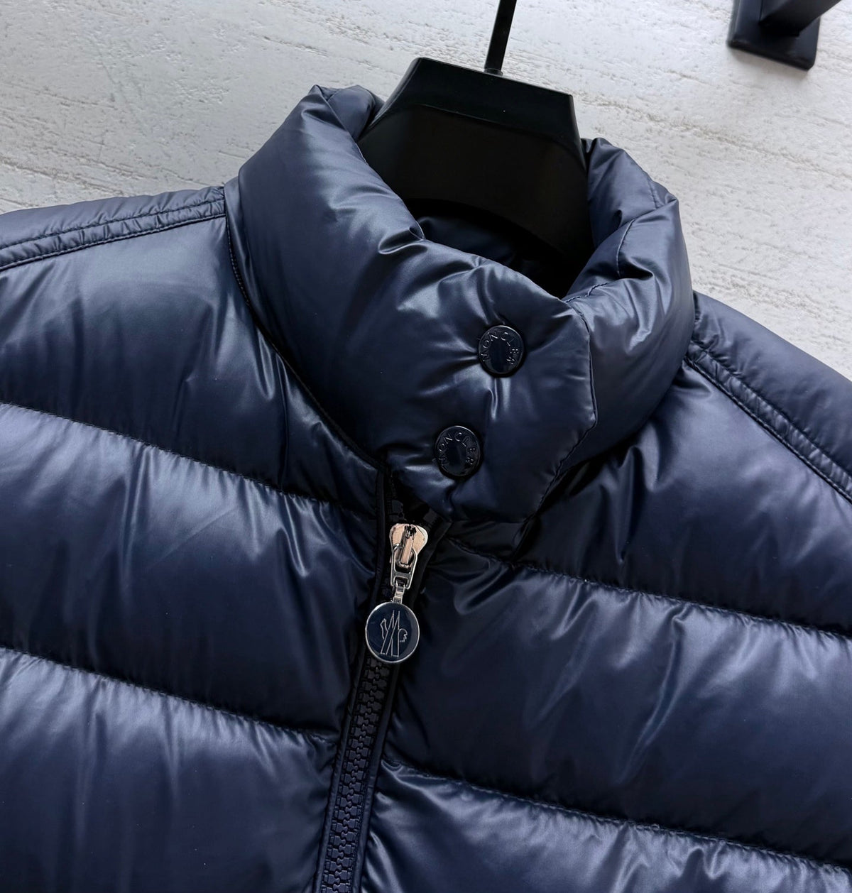 MC 26s Long Down Jacket Navy Polyamide 432972