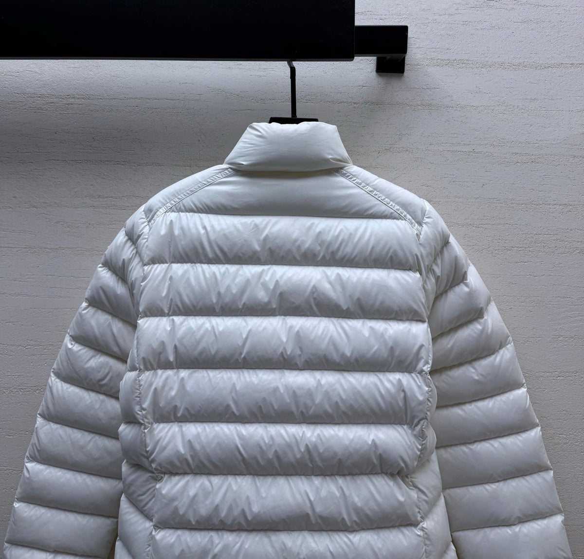 MC 26s Long Down Jacket Cream White Polyamide 432973