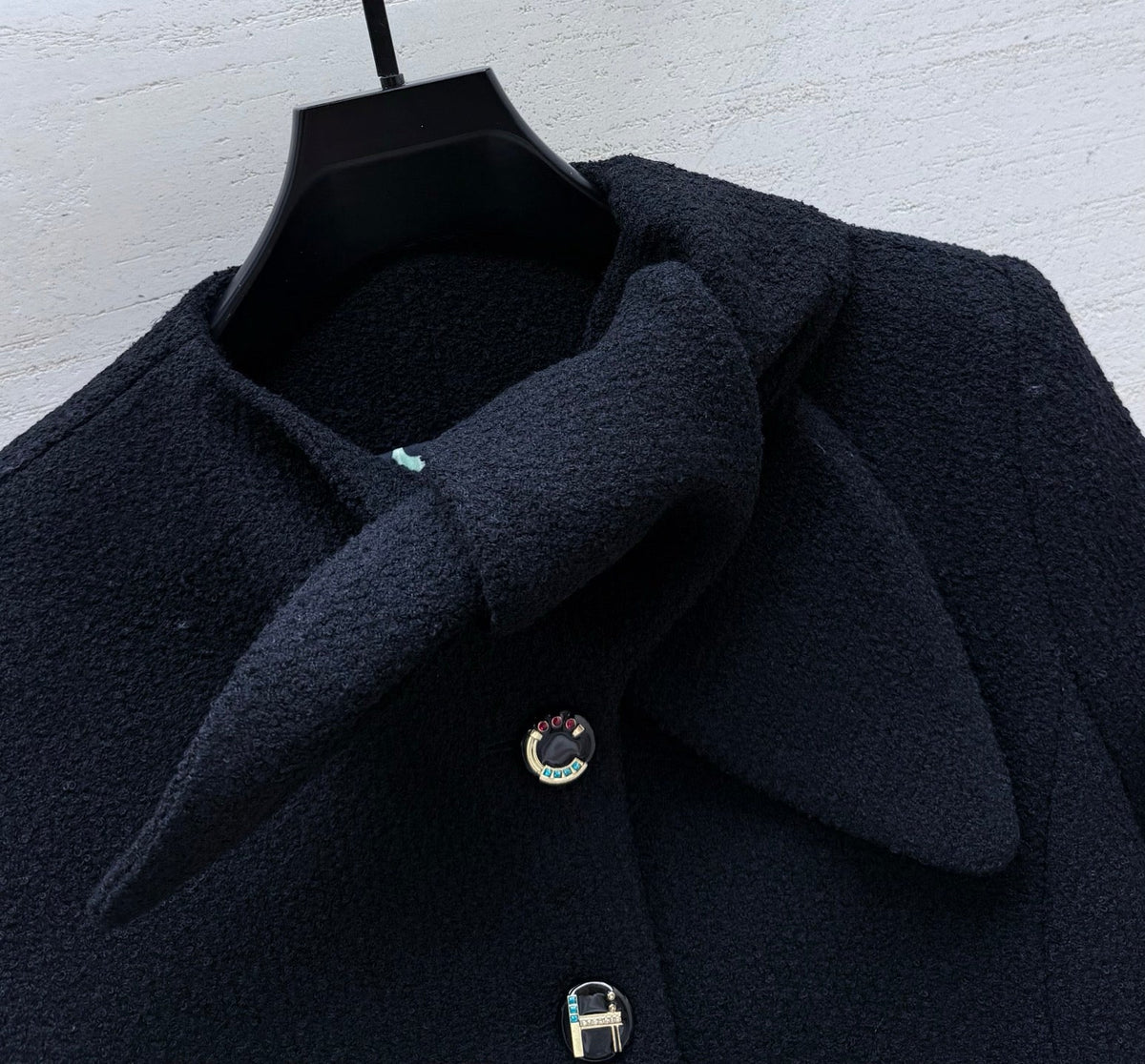 CC 26s Wool Jacket Black Wool Polyester 432877