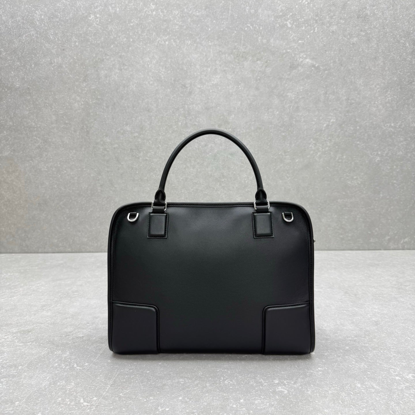 Loewe Large Amazona 180 Bag 35cm Black Calfskin