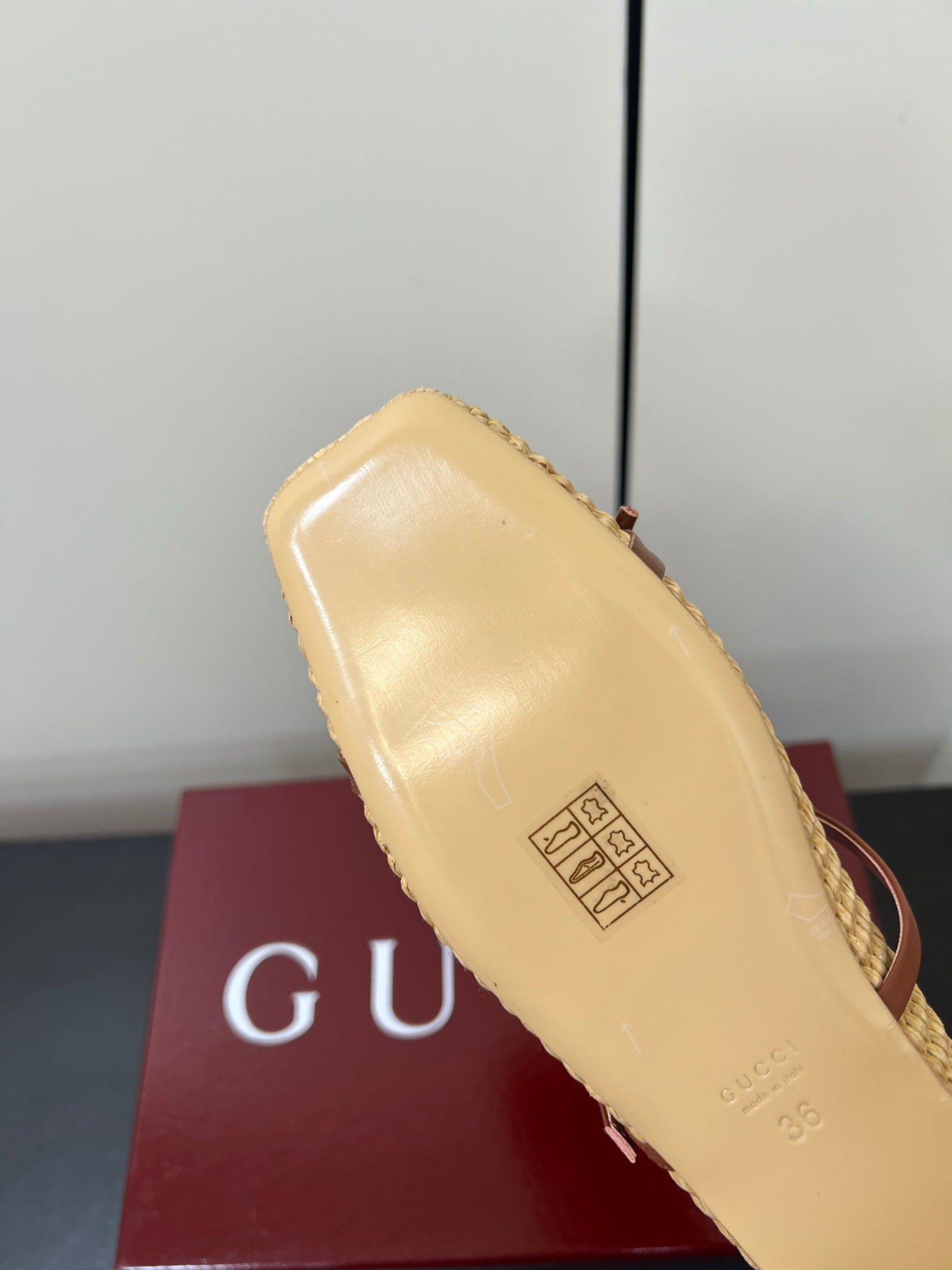 GG 26S Vittoria Pumps 6cm In Brown Lambskin