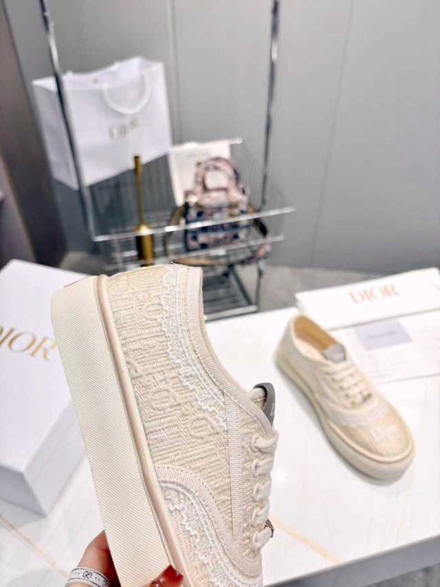 CD 26s Saltwind Sneaker Cream Cotton 996912