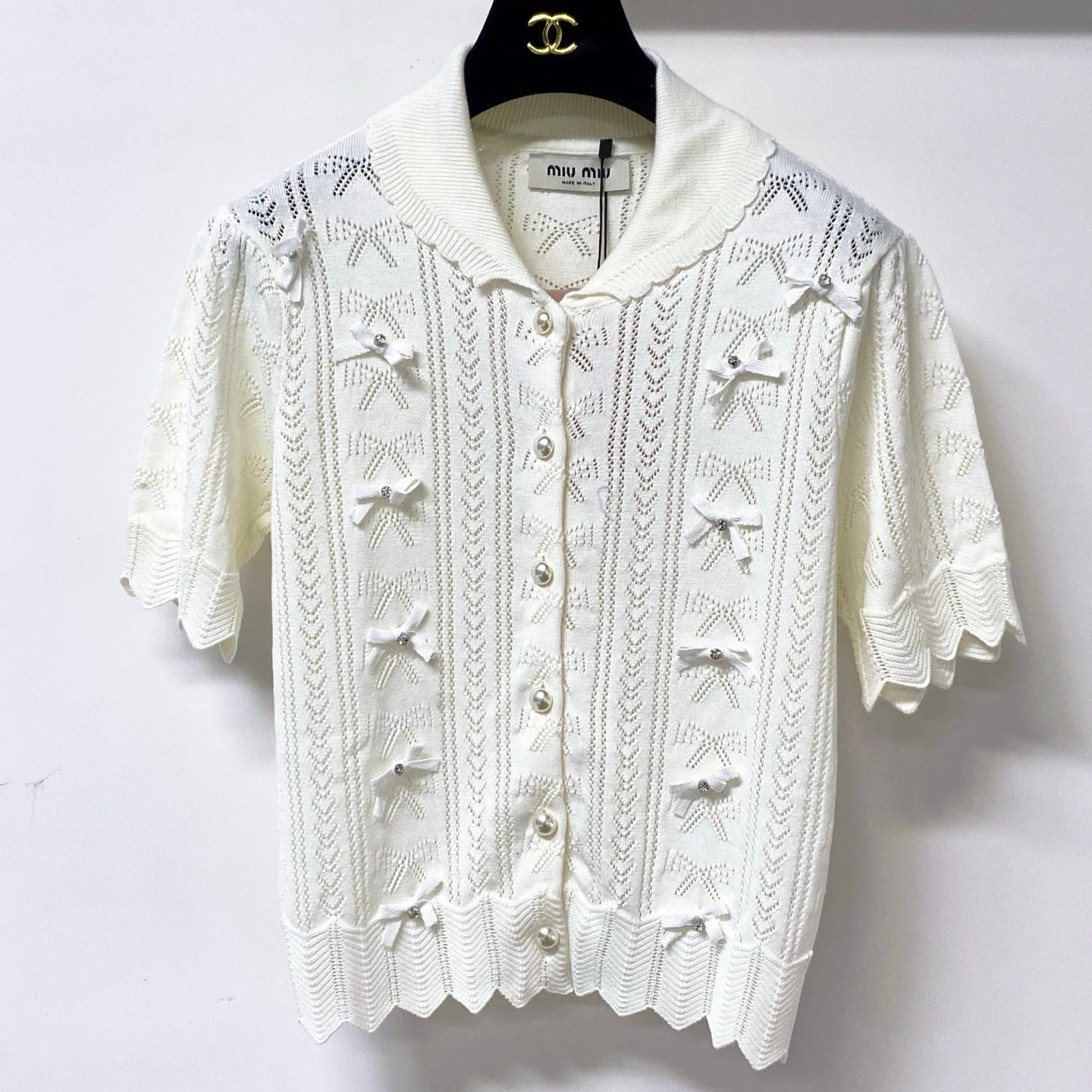 Miu 26s Knit Cardigan Top 1249