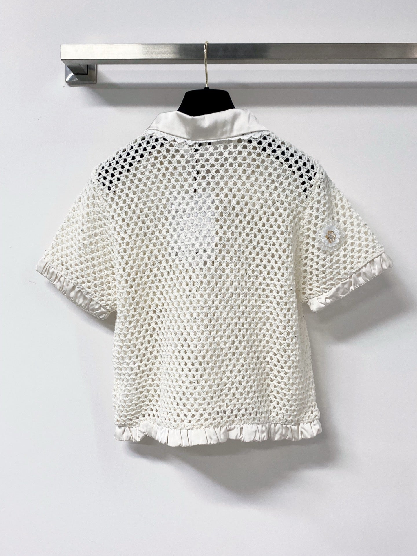 CC 26s New Short-Sleeved Shirt Cream Wool 413368