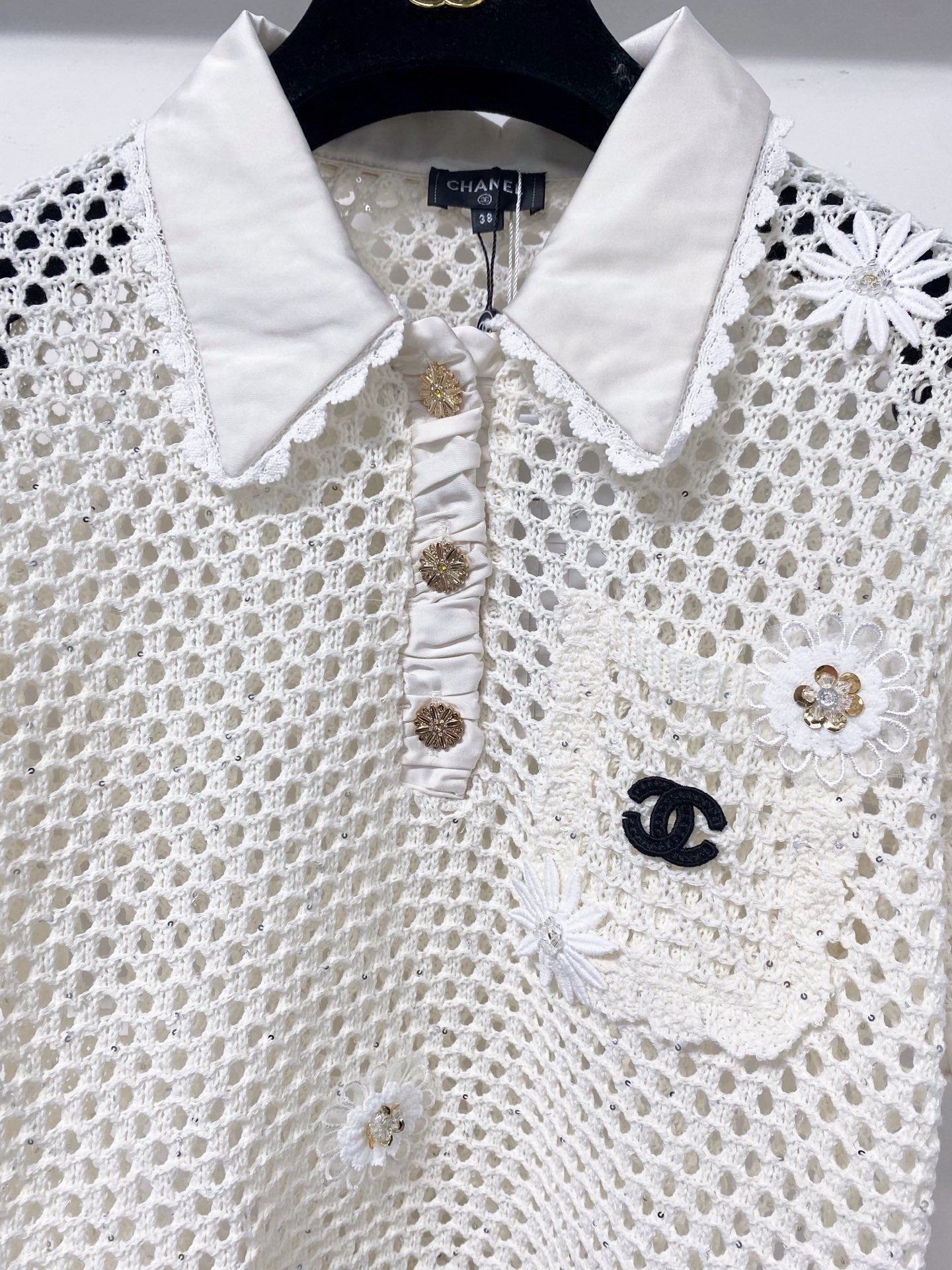 CC 26s New Short-Sleeved Shirt Cream Wool 413368
