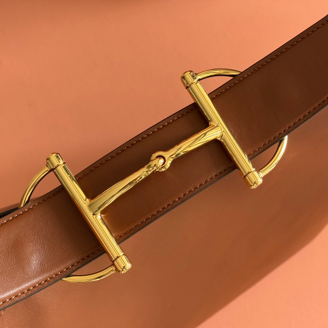 GG Beatrix Large Tote Bag Brown Smooth Leather GHW 272136