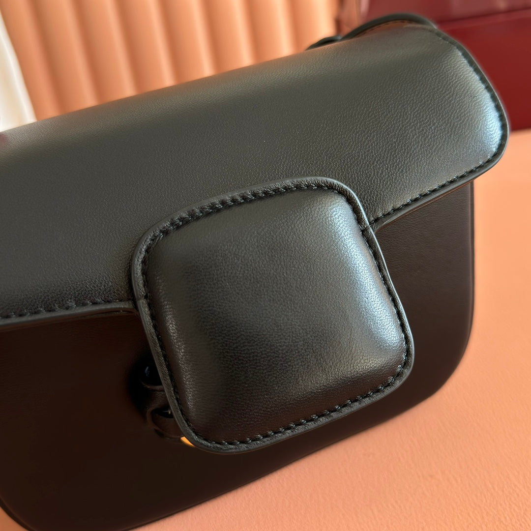 Gucci Horsebit 1955 Small Shoulder Bag Black Leather 273708