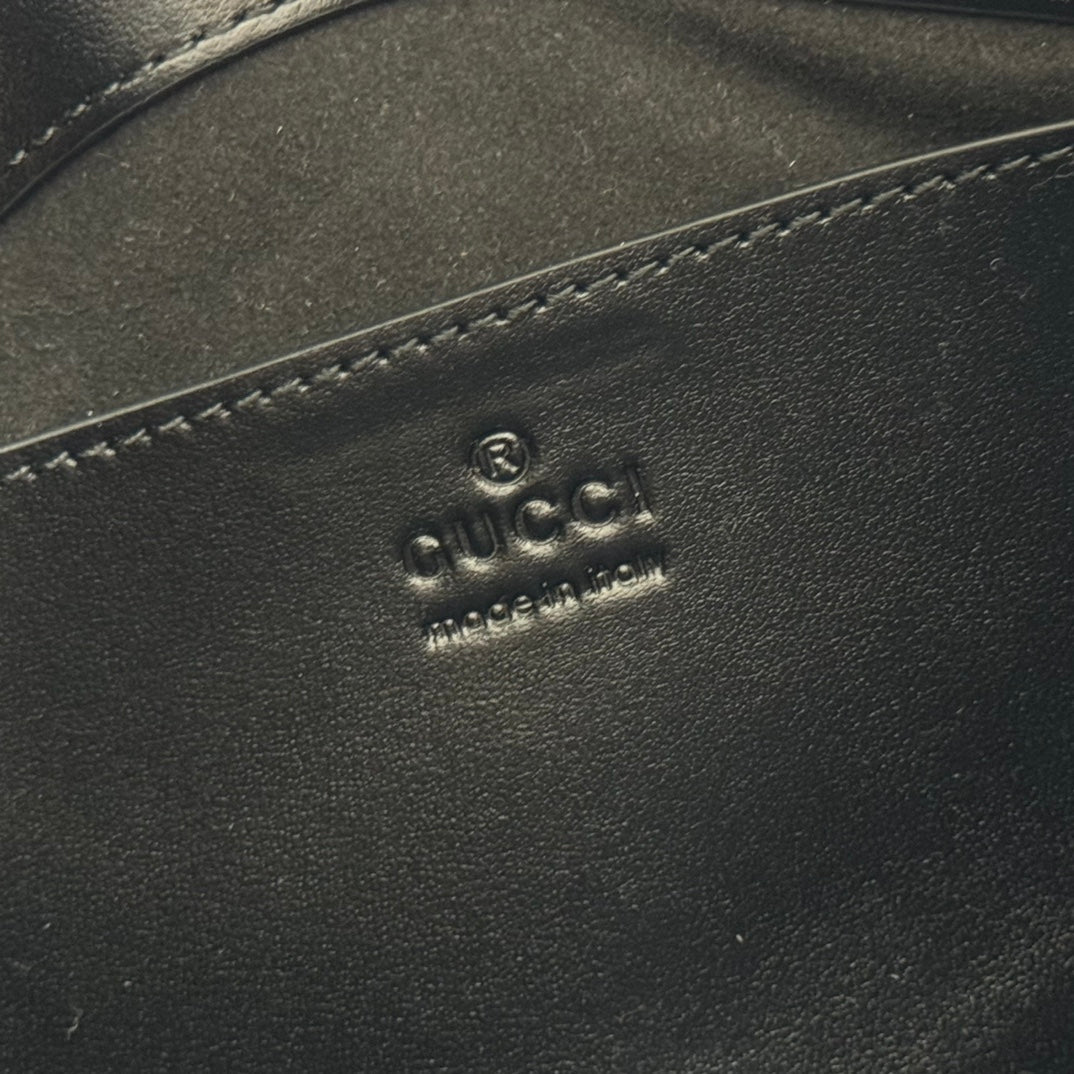 GG Marmont Matelasse Tote Black Leather 271805