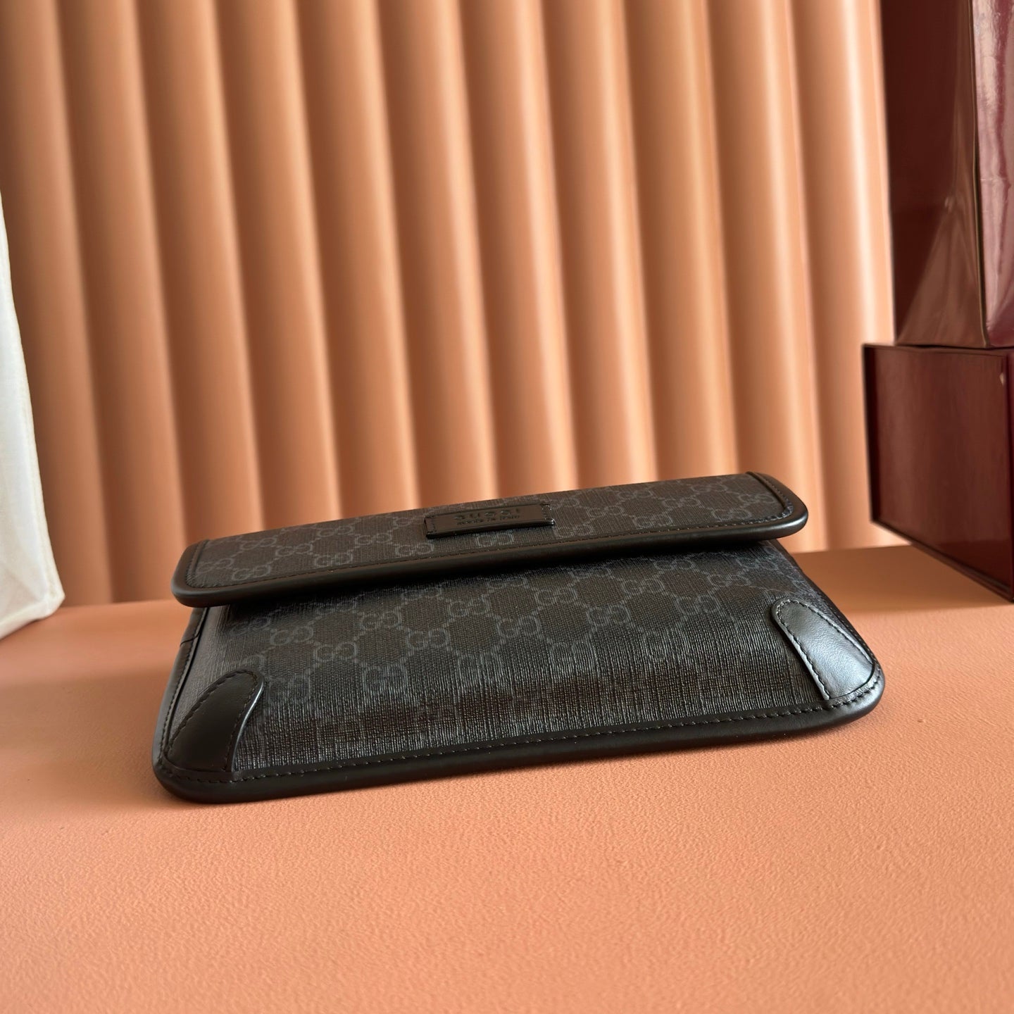 GG Supreme Small Belt Bag Black Canvas 292638