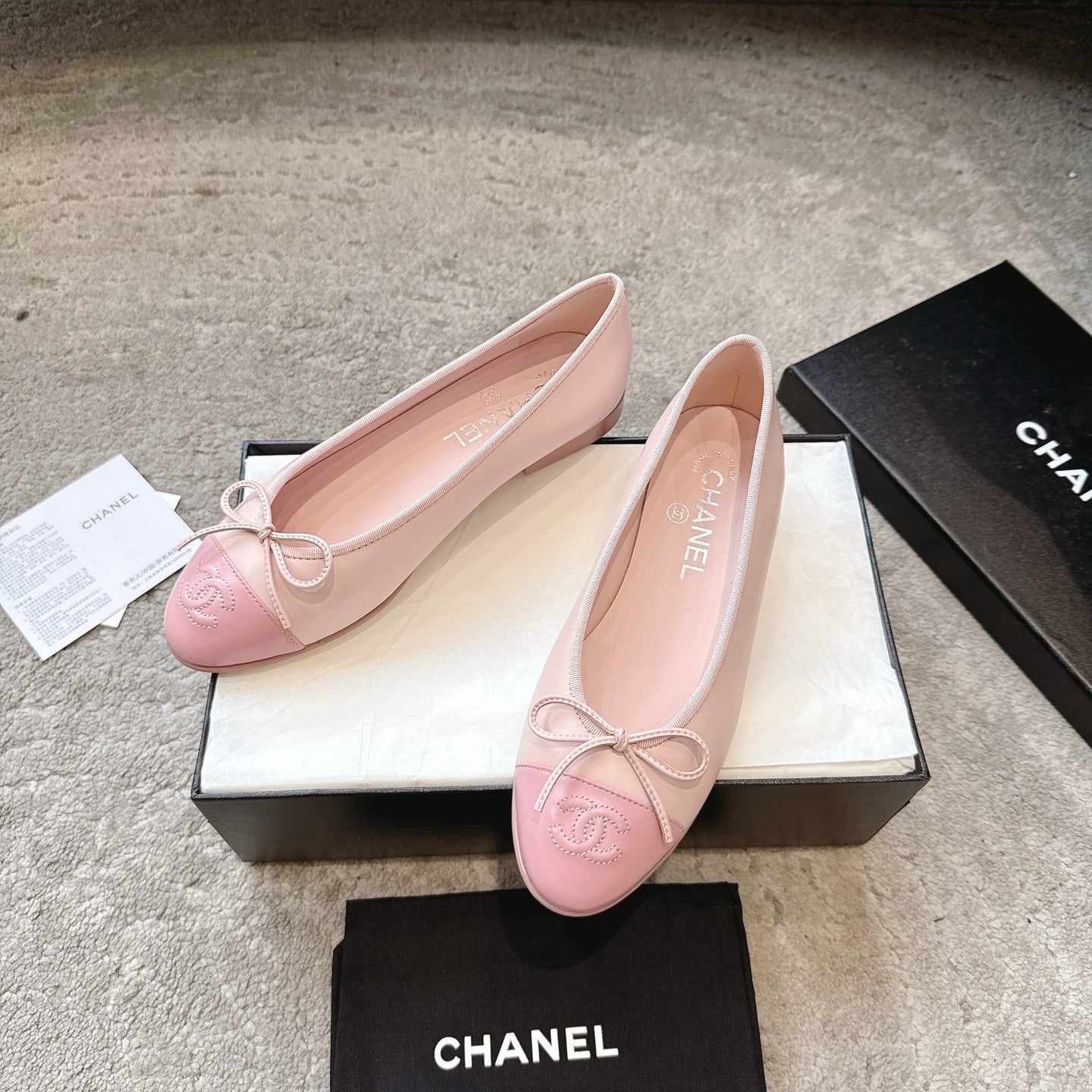 CC ²⁰²⁰𝐬𝐬 Ballet Flat Muted Pink Sheepskin 527680