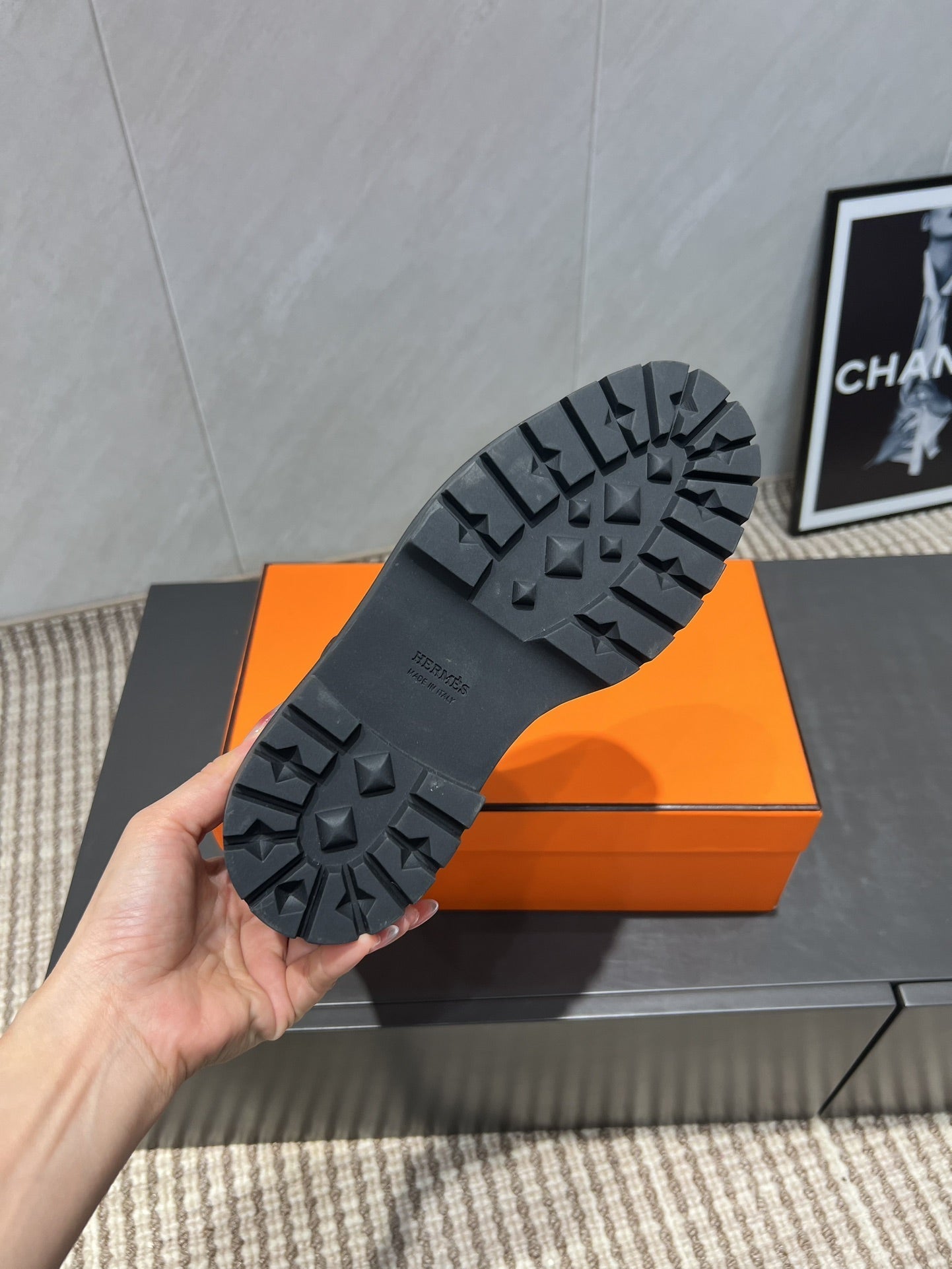 HM 25s Tobacco Boots 30mm Black Cowhide 442554