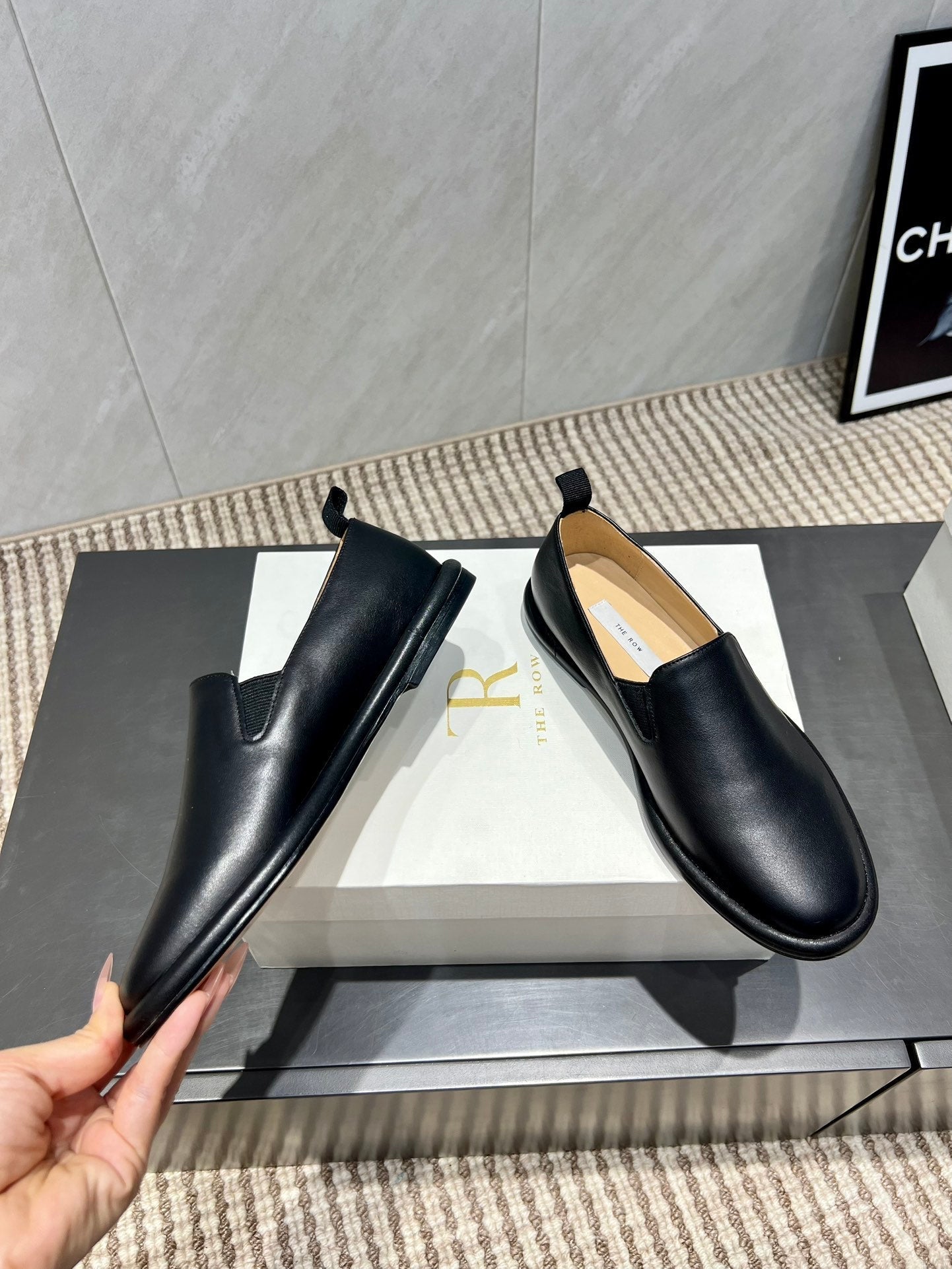 The Row 2025 Loafer Black Cowhide 540485