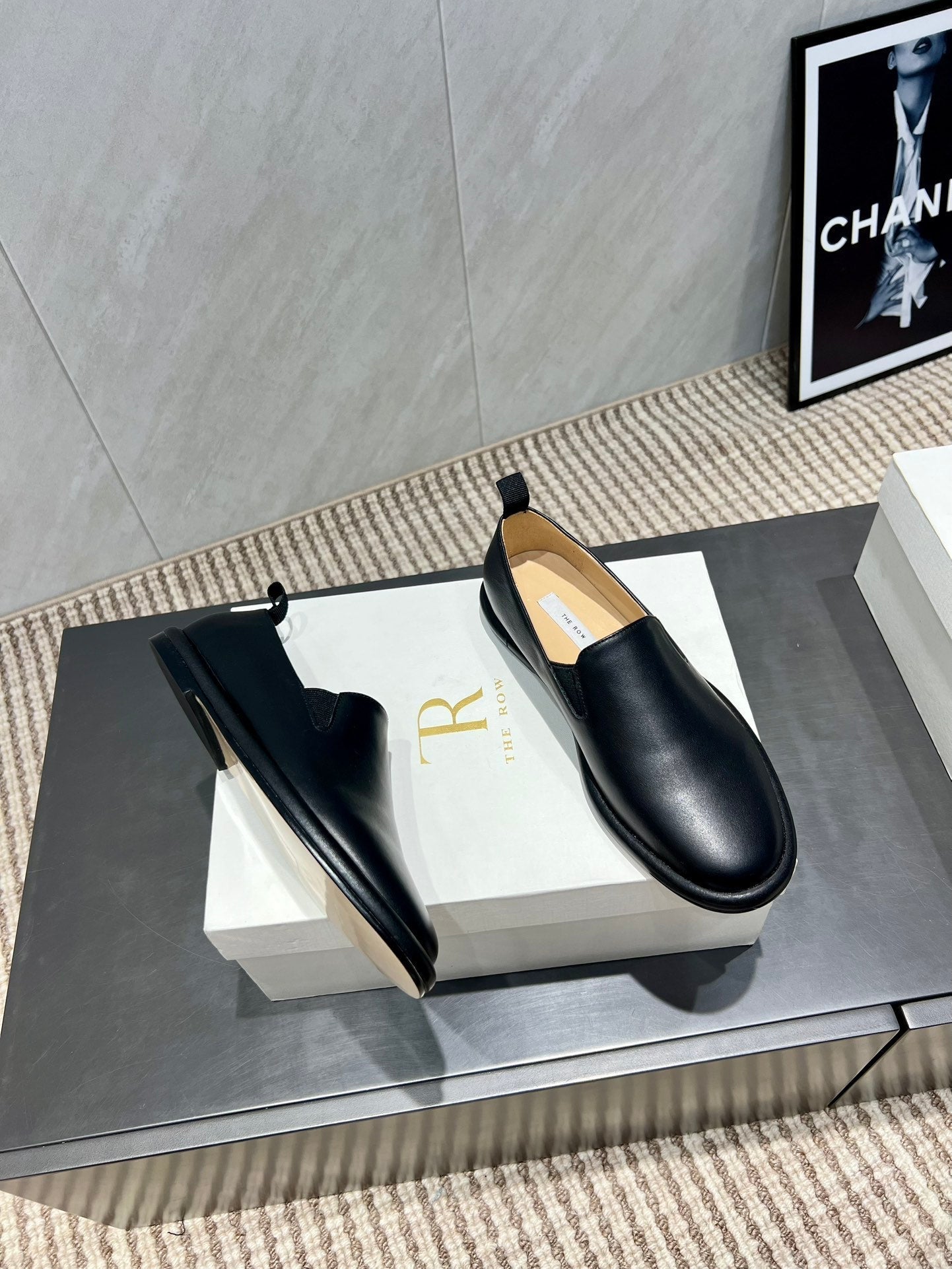 The Row 2025 Loafer Black Cowhide 540485