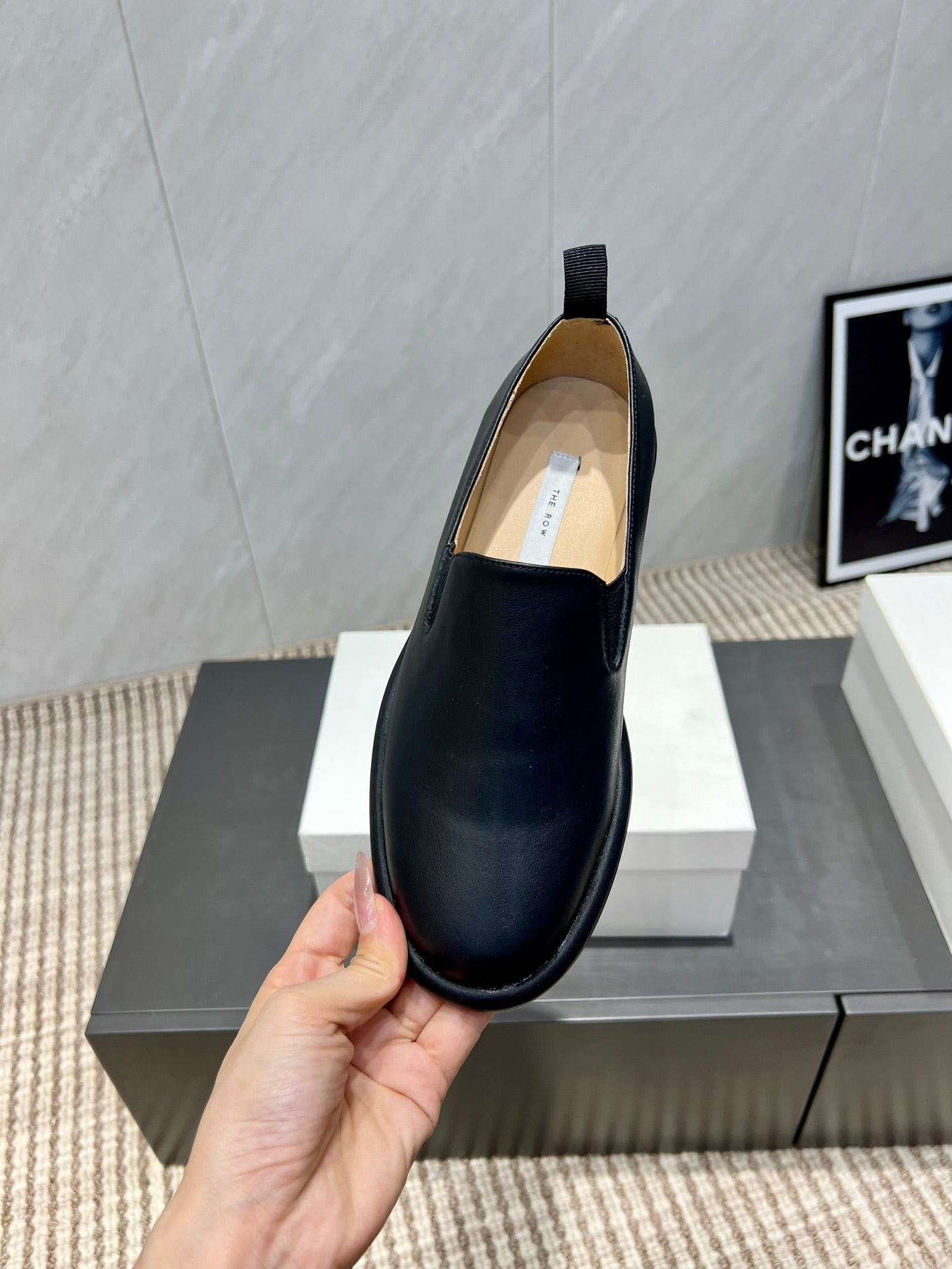 The Row 2025 Loafer Black Cowhide 540485
