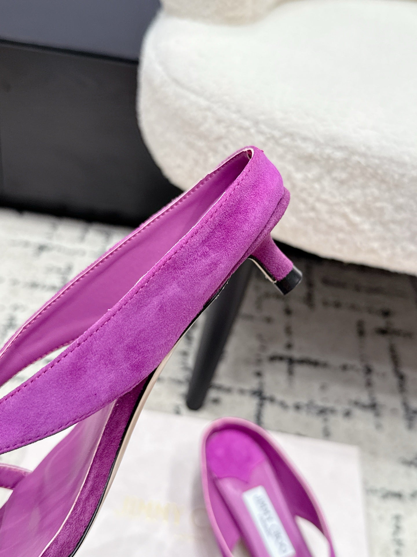 JC Emeri 35mm Sandals Purple Suede 880814