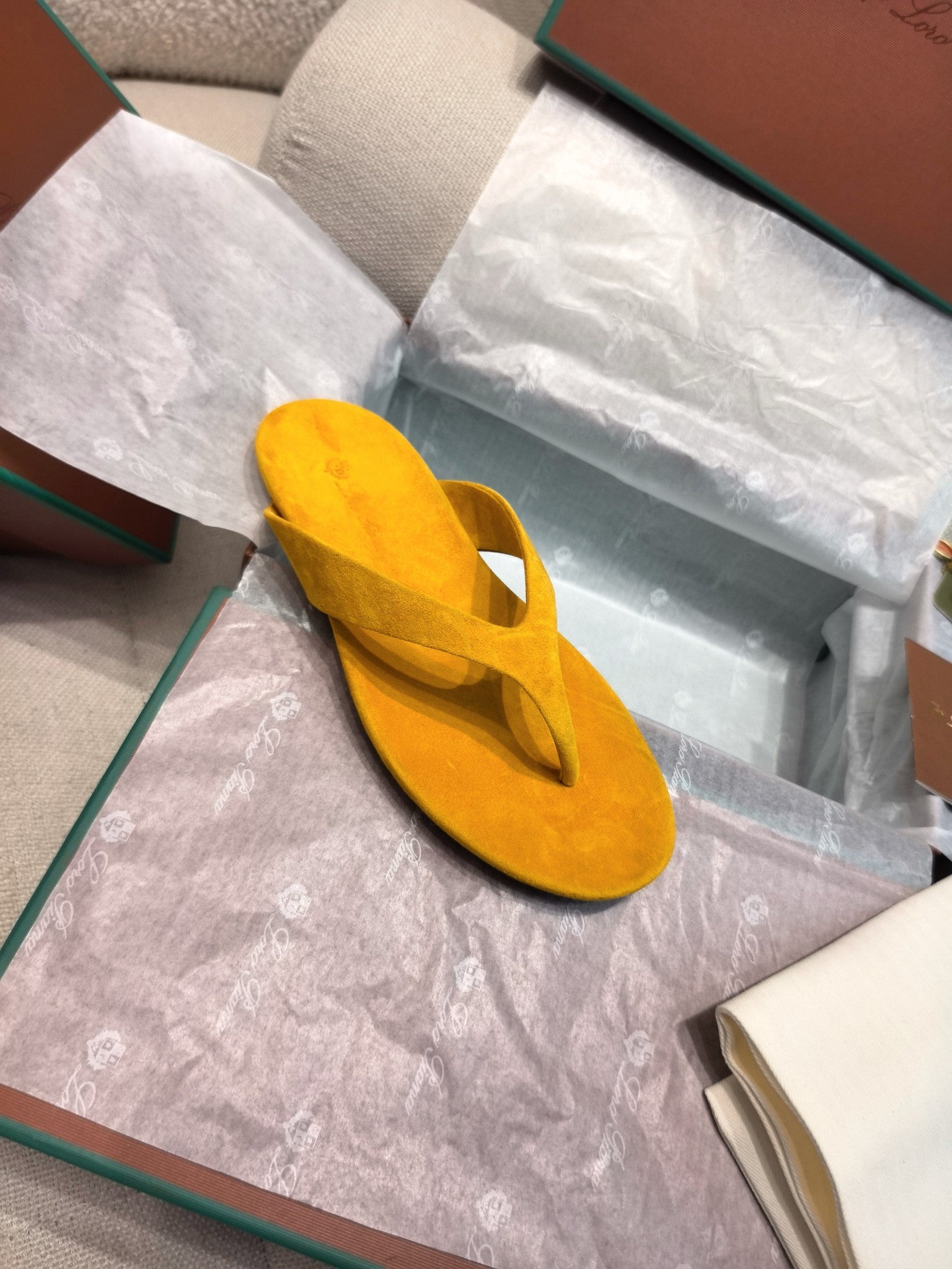 LP Ida Thong Sandal Yellow Suede 798917