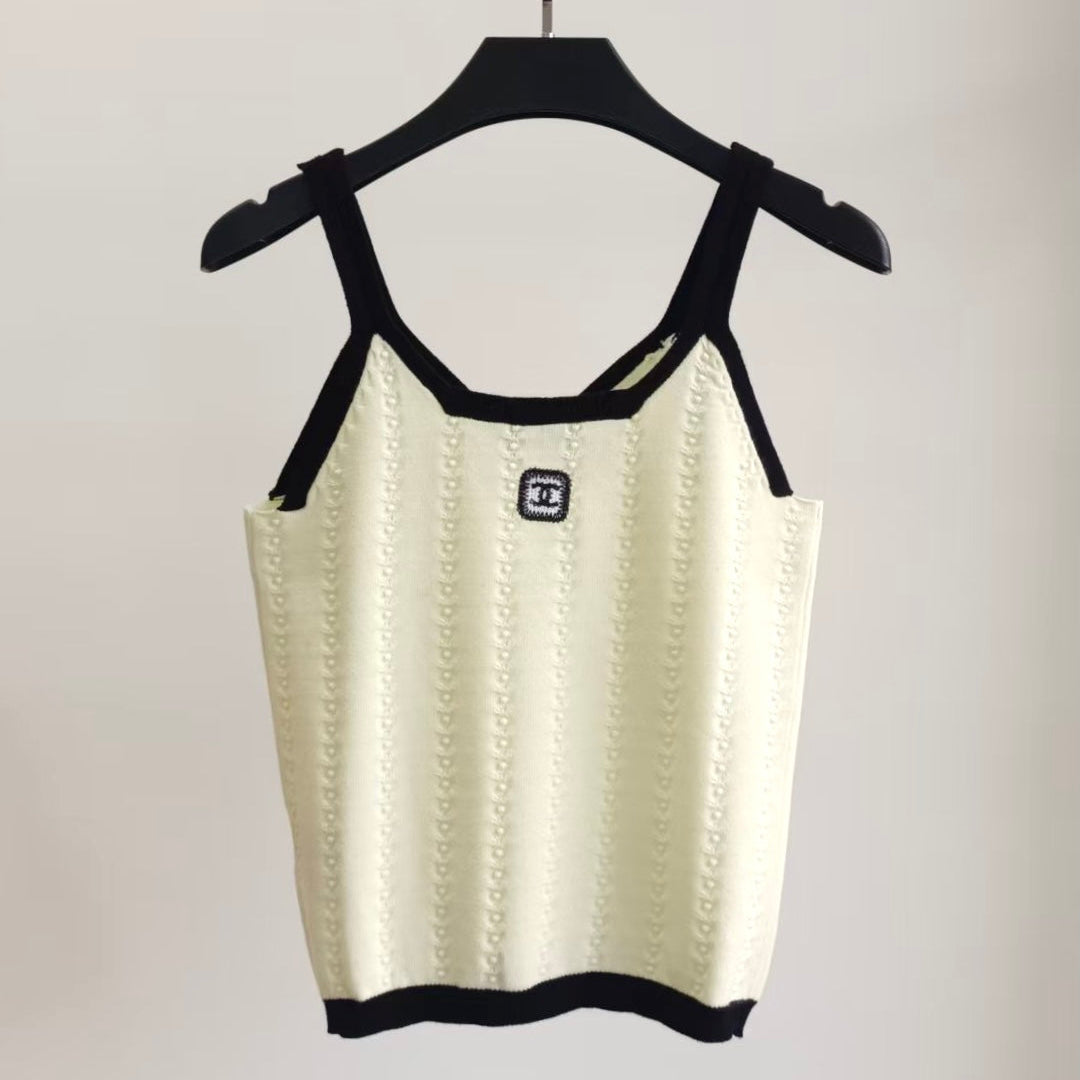 Chanel 26s Knit Camisole Top Style 1121