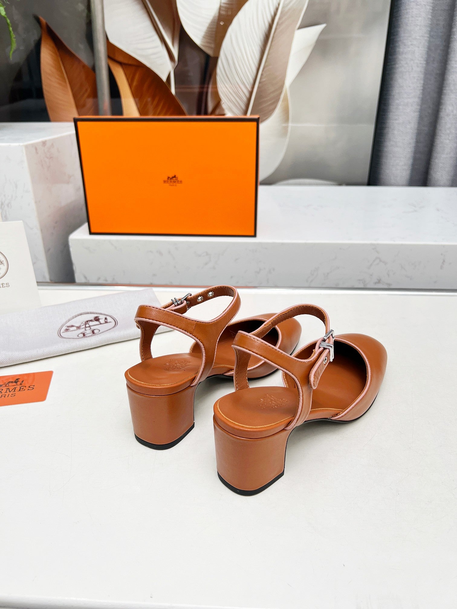 Kamilla ̉60 pump Tan Lambskin 214073