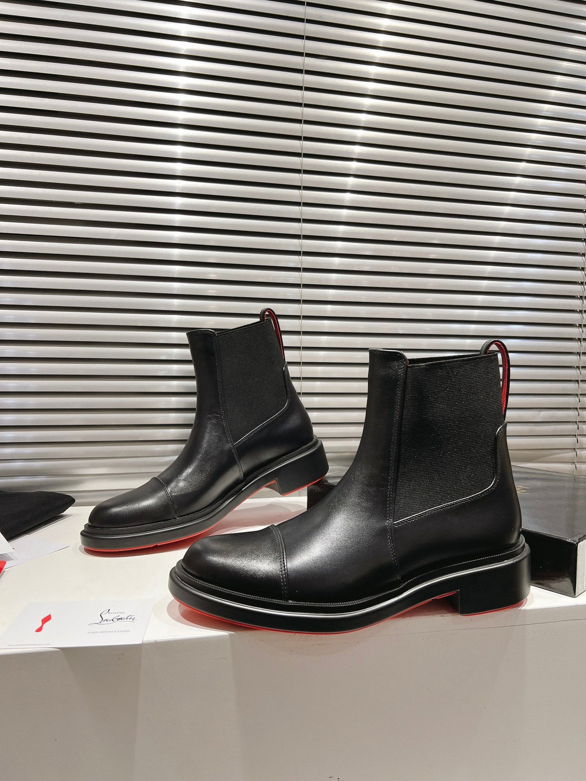 CL 2026 Chelsea Boots Black Black Logo Leather 193555