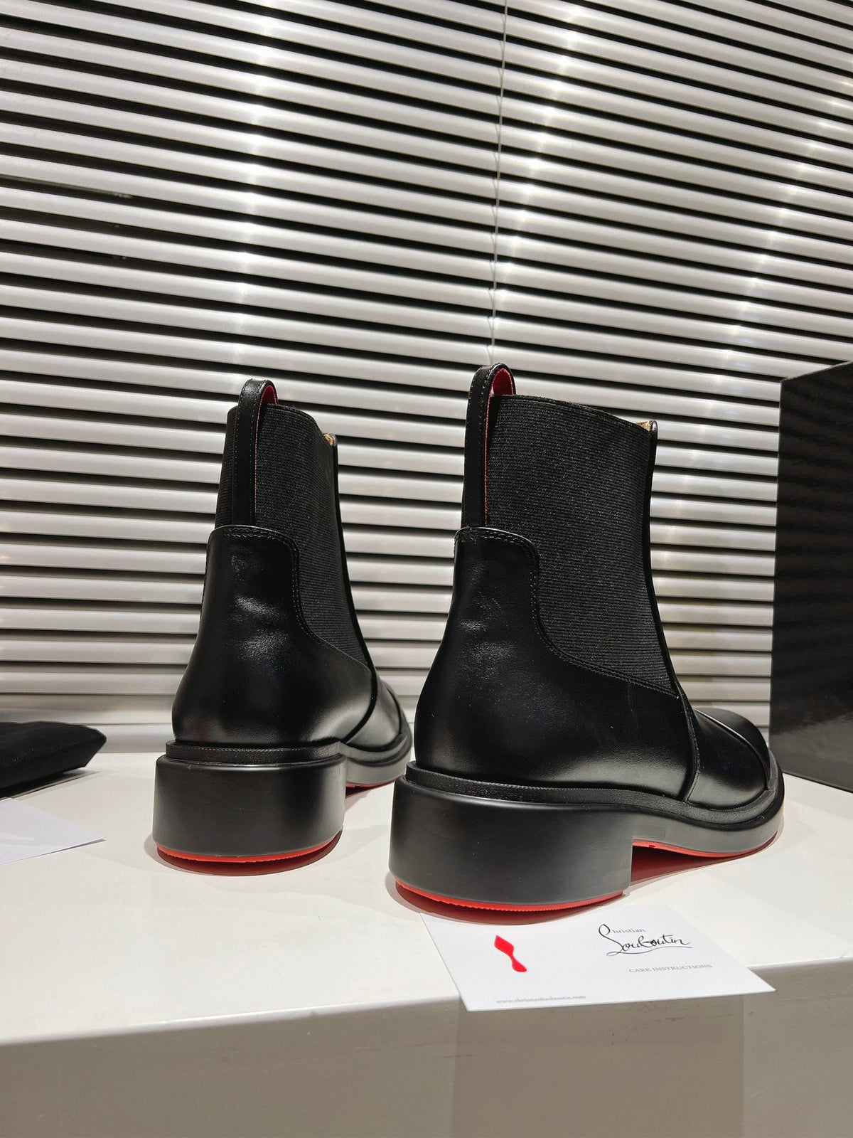 CL 2026 Chelsea Boots Black Black Logo Leather 193555